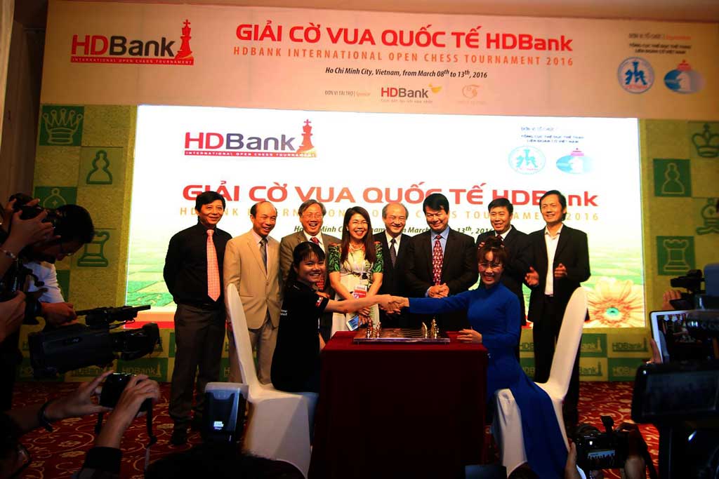 Khai mạc giải cờ vua quốc tế HDBank lần thứ 6
