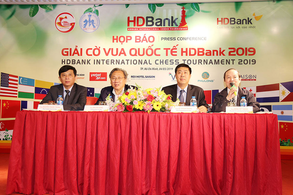 Sức hút giải cờ vua quốc tế HDBank 2019